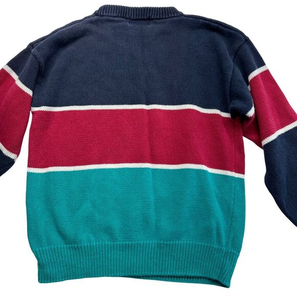 Par Four Womens Vintage Argyle Golf Crewneck Pullover Sweater Size L Preppy - Picture 2 of 11